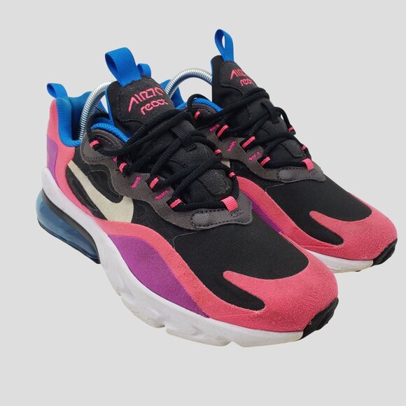 Nike Air Max 270 React BQ0101-001 kids Size 7Y (no insoles) - Picture 9 of 10